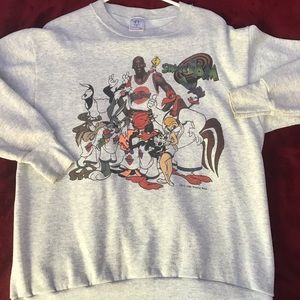 Vintage 1996 space jam sweater